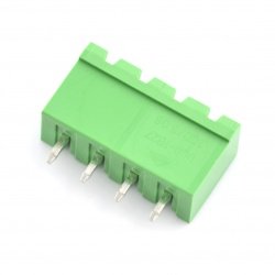 Listwa montażowa męska, 4-pinowa, raster 5,08mm, pionowa