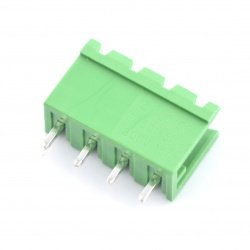 Listwa montażowa męska, 4-pinowa, raster 5,08mm, pionowa