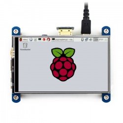 IPS odporová dotyková obrazovka LCD 4 '' 800x480px HDMI + GPIO pro Raspberry Pi - Waveshare 12030