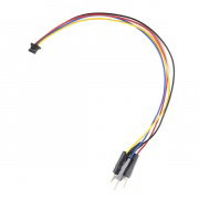 Flexibilní samec Qwiic kabel se 4kolíkovou zástrčkou - 15cm -