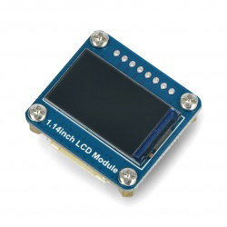IPS LCD displej - 1,14 '' 240x135px SPI - 65K RGB - Waveshare 18231