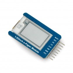 E-papír E-Ink - modul s displejem SPI - 128x80px 1,02 '' -