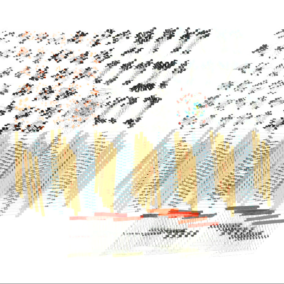Sada elektronických součástek - 1370 prvků