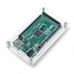 Pouzdro pro Arduino Mega - průhledné, otevřené, štíhlé