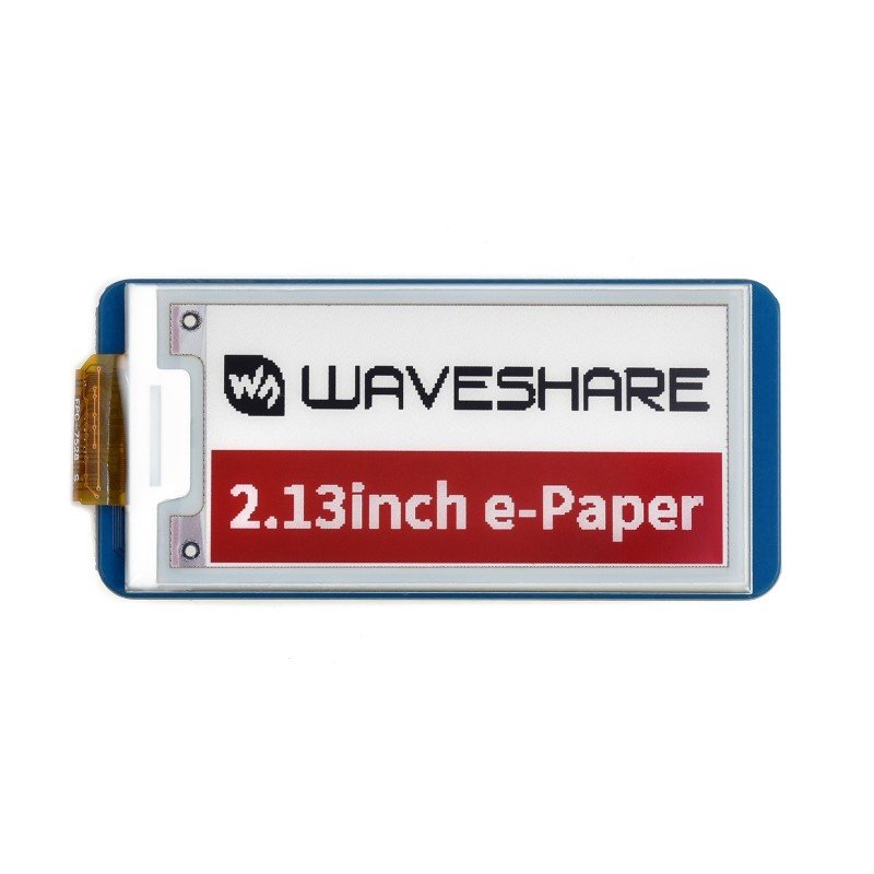 E-Paper Display E-Paper 2,13 '' 212x104px - SPI - 3 barvy - pro