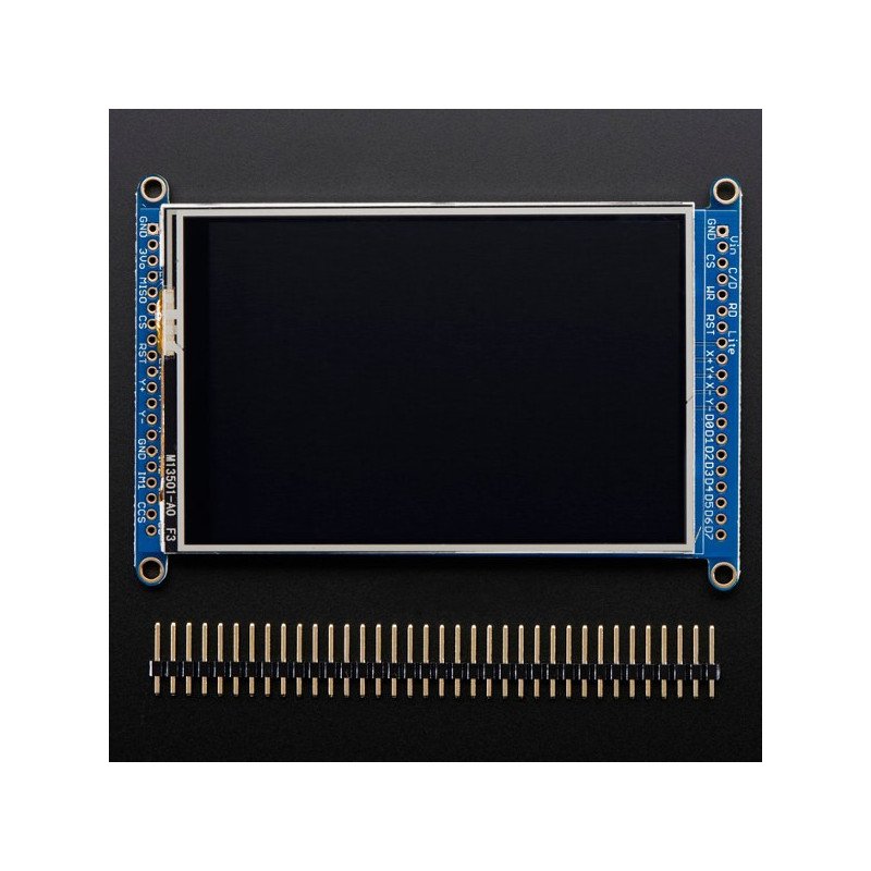 3,5 '' TFT LCD dotykový displej, 320x480px se čtečkou microSD -