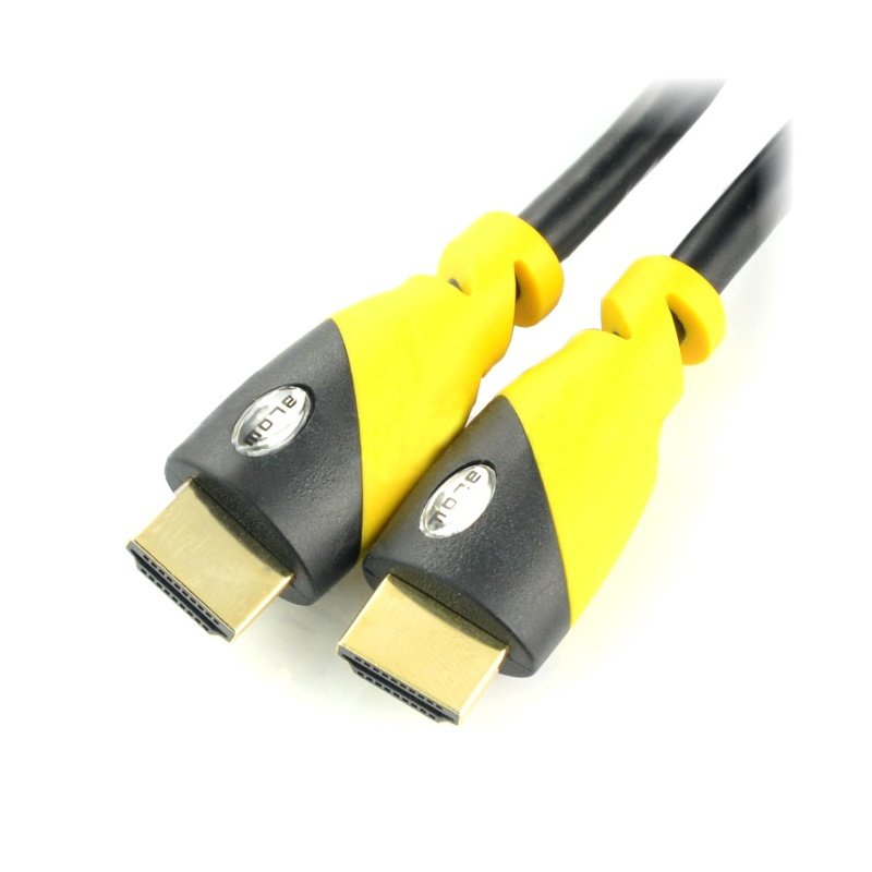 Przewód HDMI 2.0 Yellow 4K - 1,5m