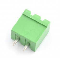 Listwa montażowa męska, 2-pinowa, raster 5,08mm, pionowa