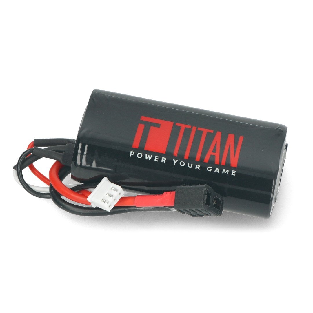 Li-Ion Titan 3000mAh 16C 2S 7.4V baterie - DEAN - 67x37x19mm
