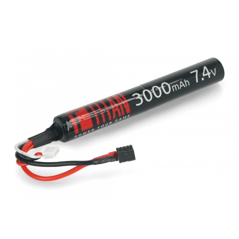 Li-Ion Titan 3000mAh 16C 2S 7.4V (Stick) baterie - DEAN -