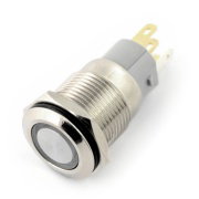 Bistabilní spínač ON-OFF - PBW-16AP - 2A / 250V - plochý