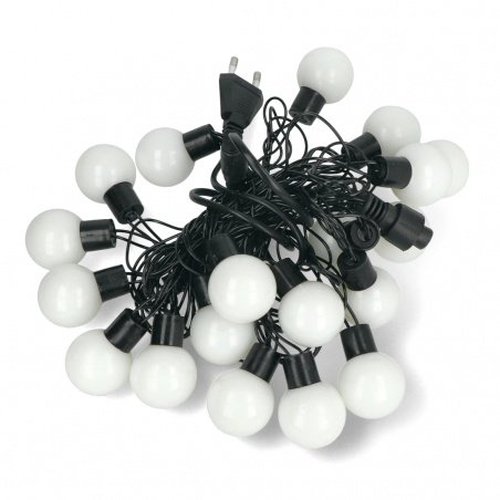 Lampki choinkowe LED kule - RGB - 19szt. Lampki choinkowe LED kule - RGB - 19szt.