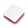 Oficiální pouzdro Raspberry Pi 3 A + - červené a bílé - zdjęcie 1