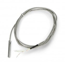 Vysokoteplotní měřicí sonda PT100 - 100Ω kovové opletení 6x50mm