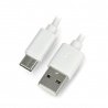 Kabel USB 3.0, typ C, 2m Esperanza EB228W - bílý oplet - zdjęcie 1