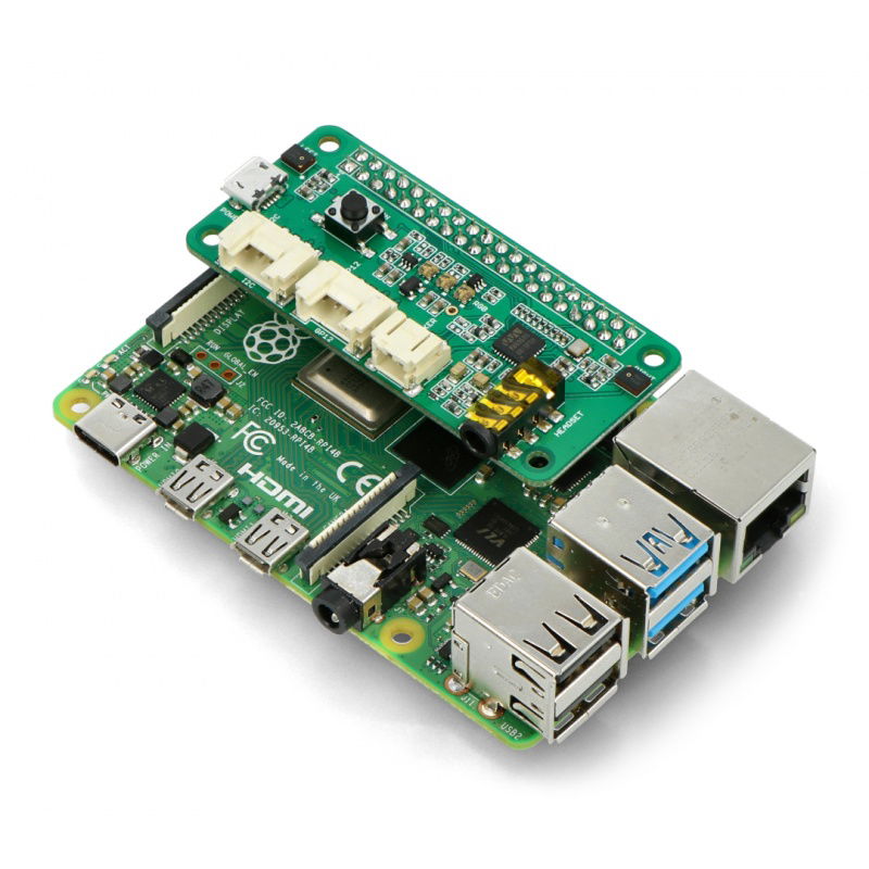 ReSpeaker v1.1 pro Raspberry Pi - modul se 2 mikrofonami -