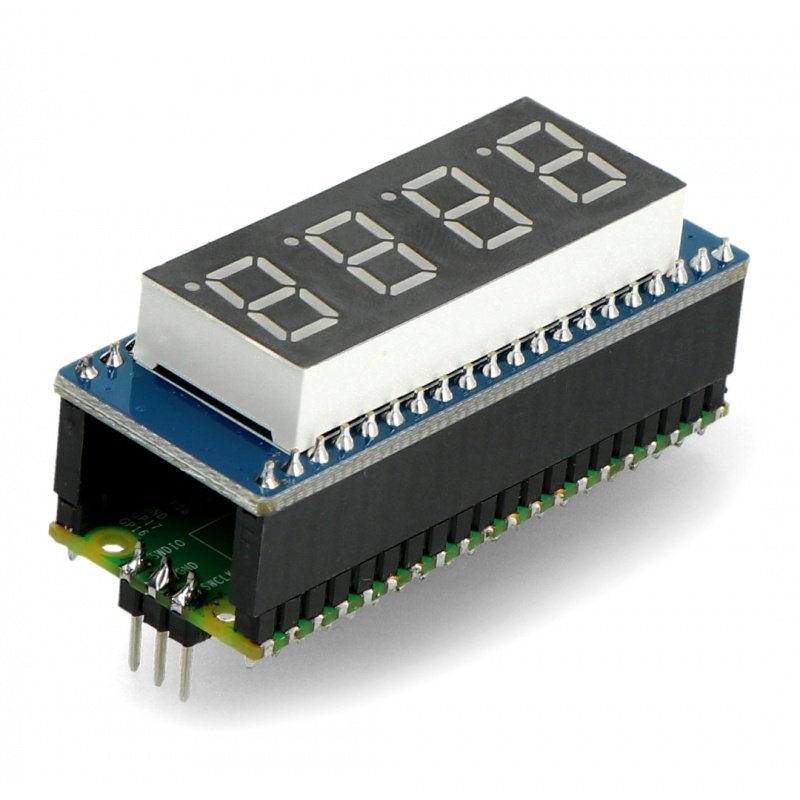 4místný 8segmentový zobrazovací modul pro Raspberry Pi Pico