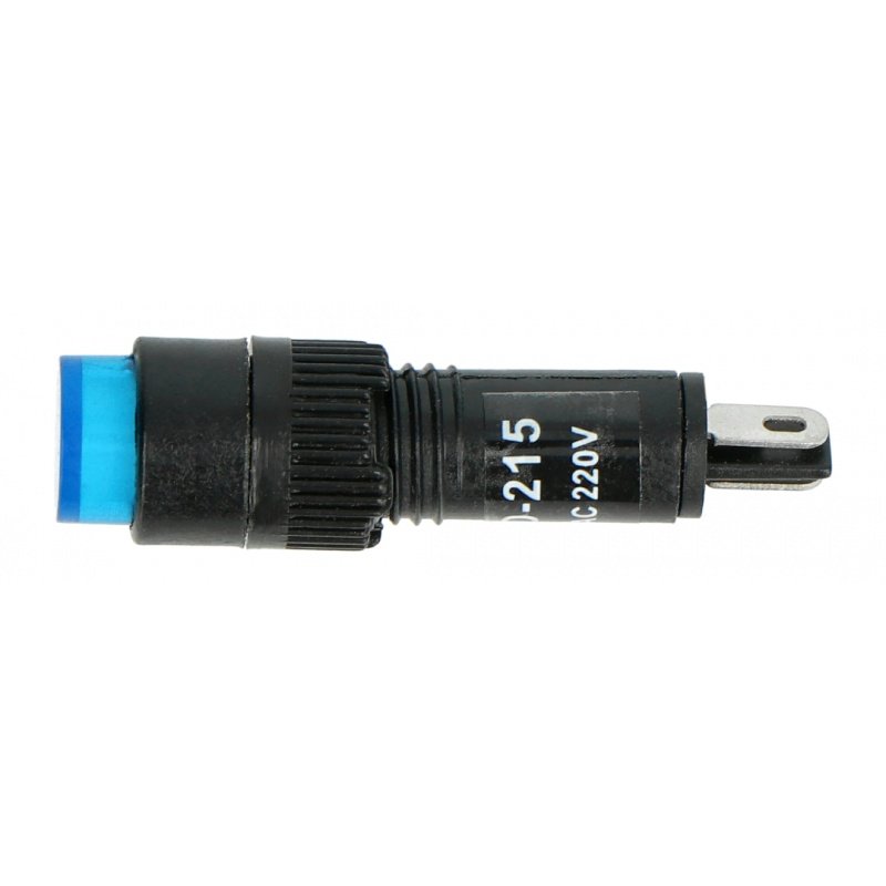 Kontrolka 230V AC - 8mm - modrá