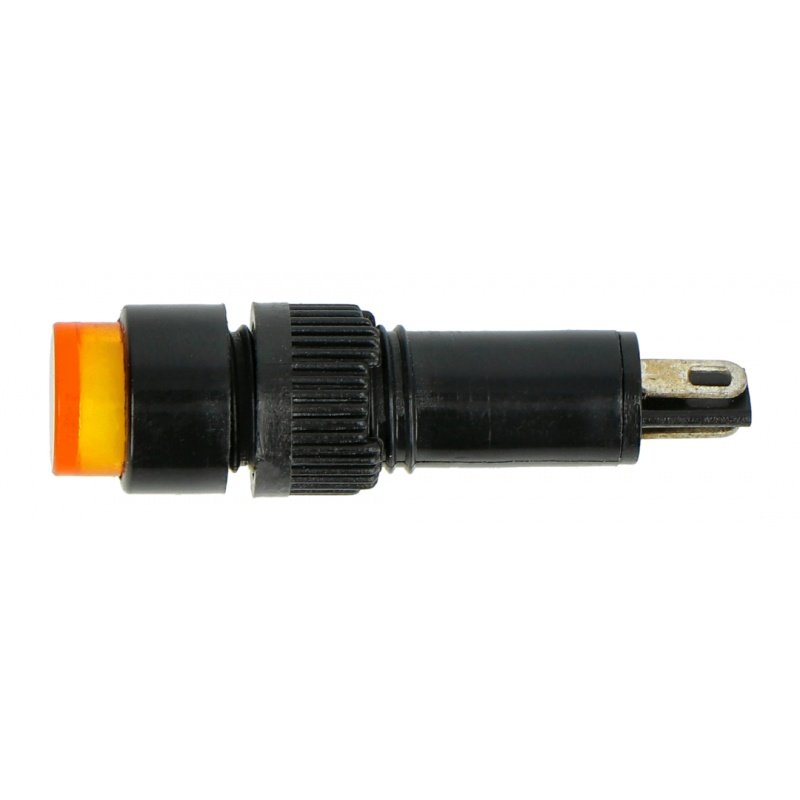Kontrolka 230V AC - 8mm - žlutá