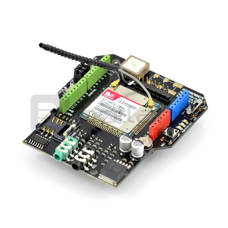 Štítek DFRobot GPS / GPRS / GSM SIM908 pro Arduino v3