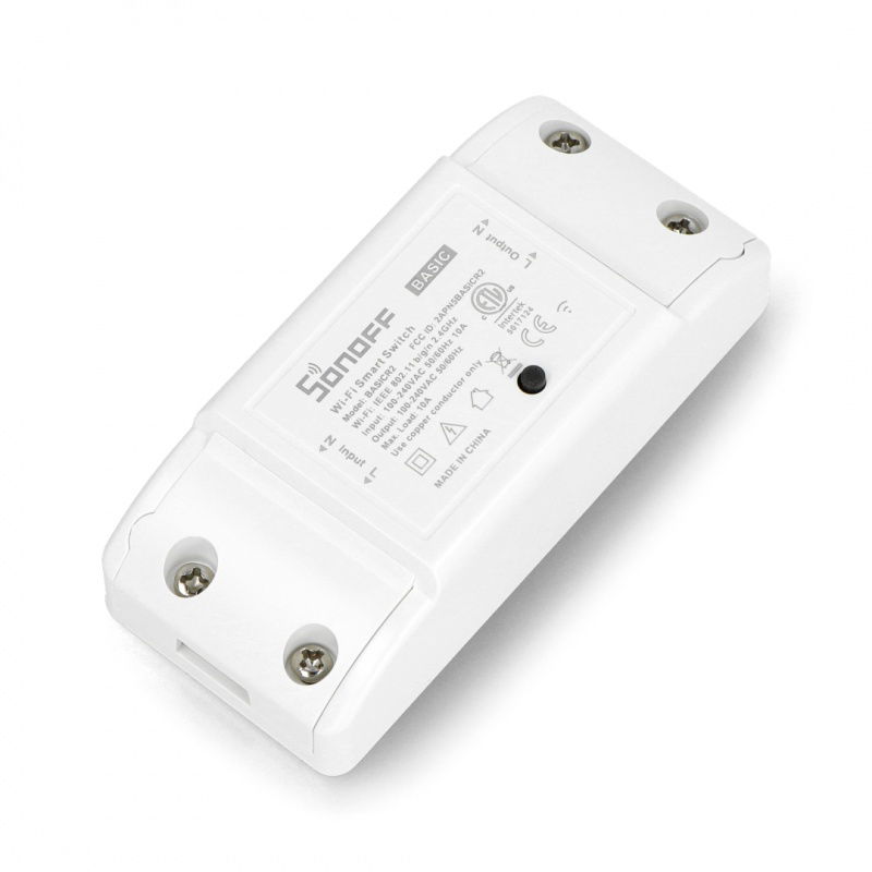 Sonoff Basic R2 - 230V relé - WiFi Android / iOS přepínač