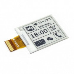 E-papír E-Ink 1,54 '' 200x200px - displej (bez modulu) - Waveshare ...