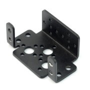 Hliníkový držák serva Feetech FK-MB-001 - černý