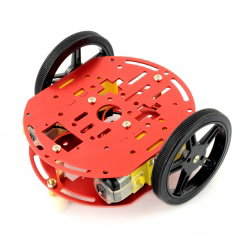 Dvoukolový robotický podvozek Feetech FT-DC-002-KIT 2WD (hliník)