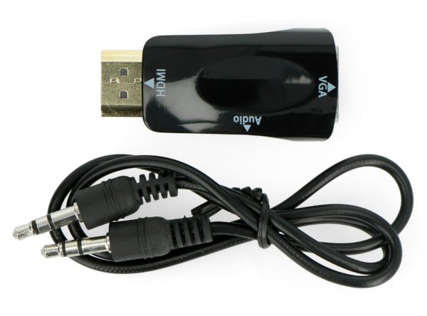Převaděč zvuku HDMI na VGA HD31B +