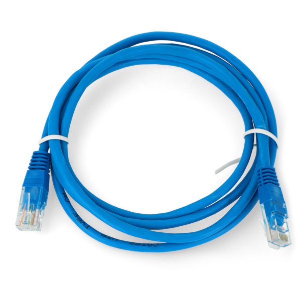 Patchcord Ethernet UTP 5e 1,5 m - modrý