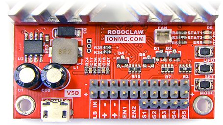 RoboClaw 2x15A USB - dwukanałowy sterownik silników 34V / 45A