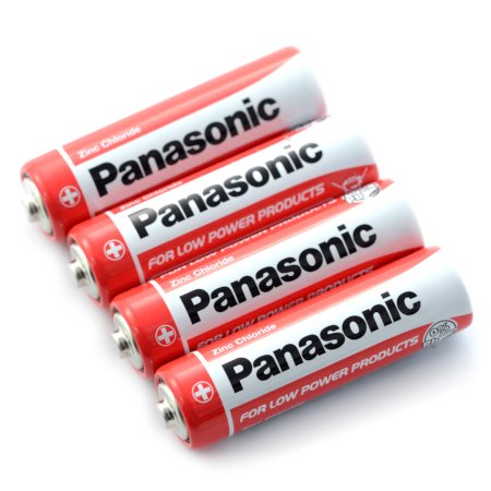 Baterie AA (R6 LR6) Panasonic Red - 4ks.