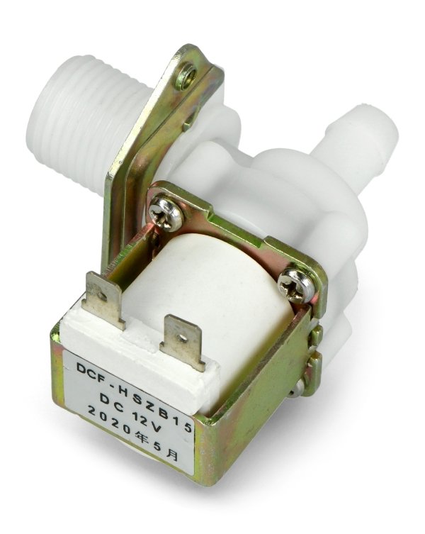 Elektromagnetický ventil 12 V - 1/2 '' 0,02-0,8 MPa - připojení 11 mm.