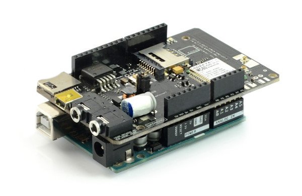B-GSMGNSS Shield v2.105 GSM / GPRS / SMS / DTMF + GPS + Bluetooth - pro Arduino a Raspberry Pi + konektory pro Arduino