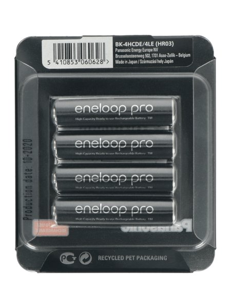 Baterie Panasonic Eneloop Pro R3 AAA Ni-MH 930mAh - 4ks