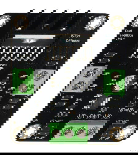 DFRobot L298N - dvoukanálový ovladač motoru