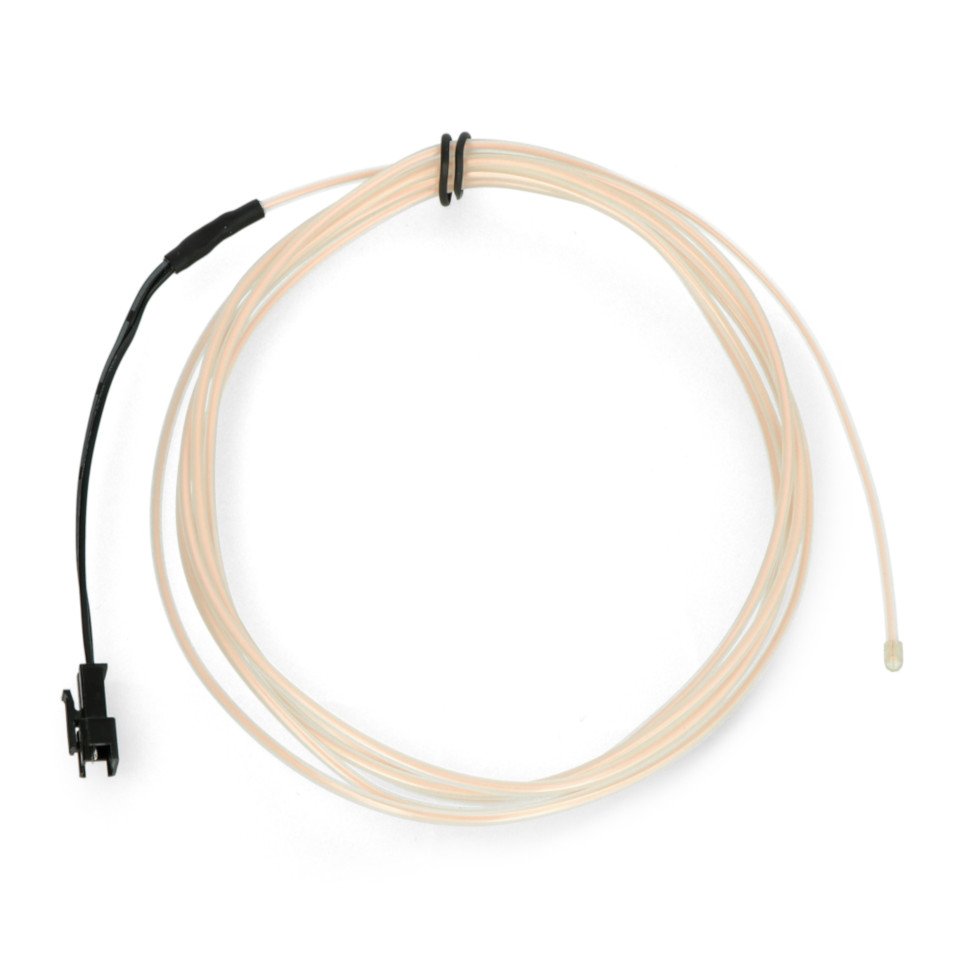 Elektroluminiscenční kabel 2,5 m - bílý