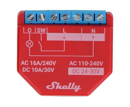 Shelly 1PM - 1x przekaźnik z pomiarem energii