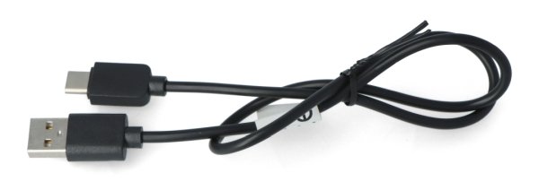 Kabel Lanberg USB typu A-C 2.0 černý QC 3,0 - 0,5 m