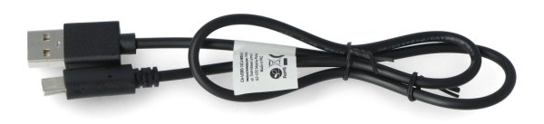 Kabel Lanberg USB typu A-C 2.0 černý - 0,5 m