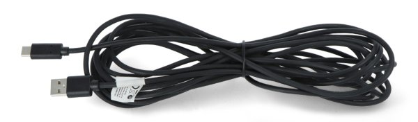 Lanberg USB kabel typu A - C 2.0 černý - 5 m