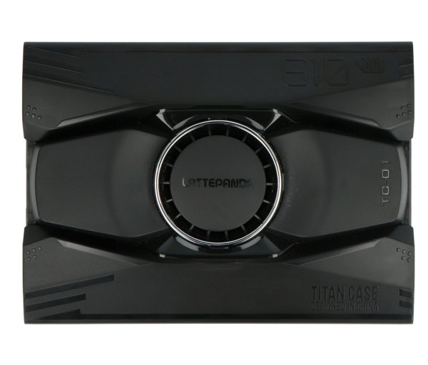 Titanové pouzdro LattePanda Alpha / Delta - ABS + PC - černé - DFRobot FIT0550