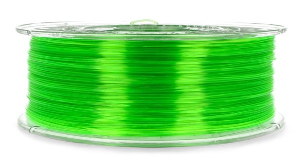 Filament Devil Design PET-G 1,75 mm 1 kg - jasně zelená transparentní