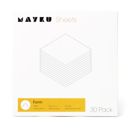 Mayku Form Sheets - bílý 0,5mm list pro Formbox - 30ks.