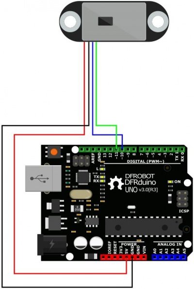 Příklad připojení s Arduino