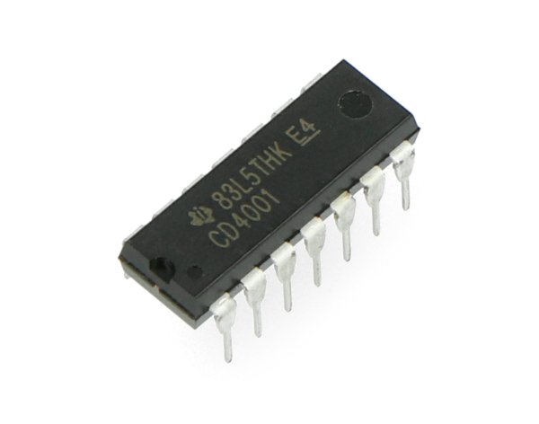 Logický obvod CD4001BP 4xNOR - 5ks.