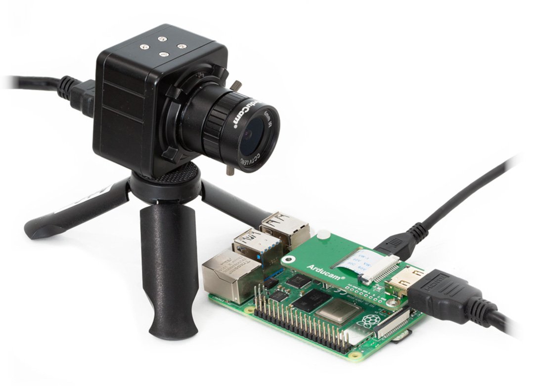 Kamera připojená k Raspbery Pi