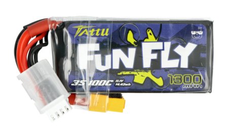 Baterie ze série Funfly s napětím 11,1 V a kapacitou 1300 mAh.