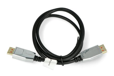 Kabel DisplayPort M-M 20pin v1.4 8K Lanberg černý - 1m