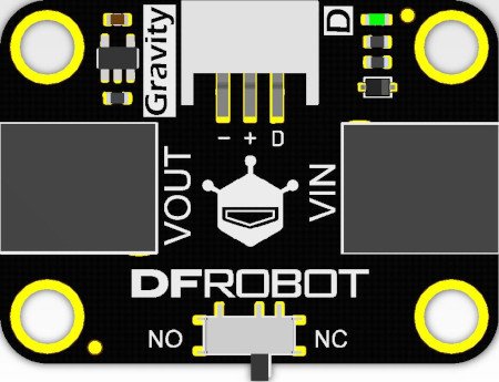 Popis reléových pinů od DFRobot.